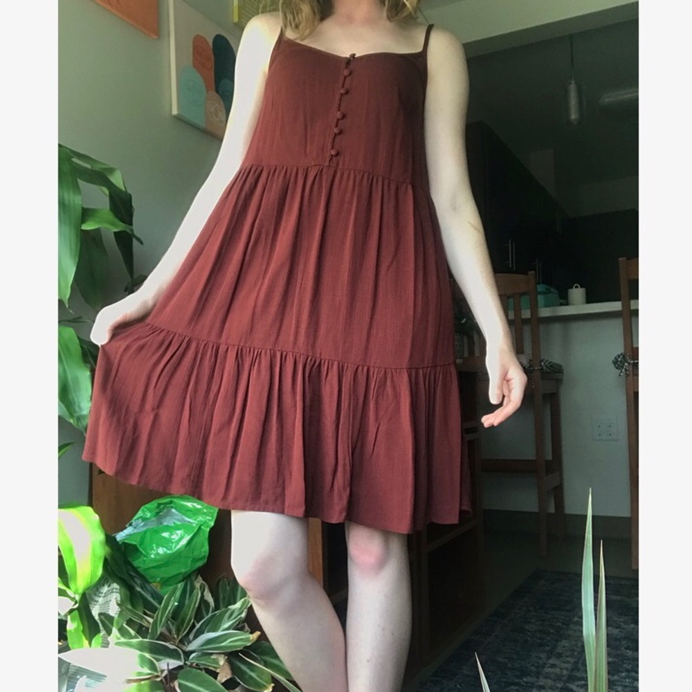 Target burnt orange dress